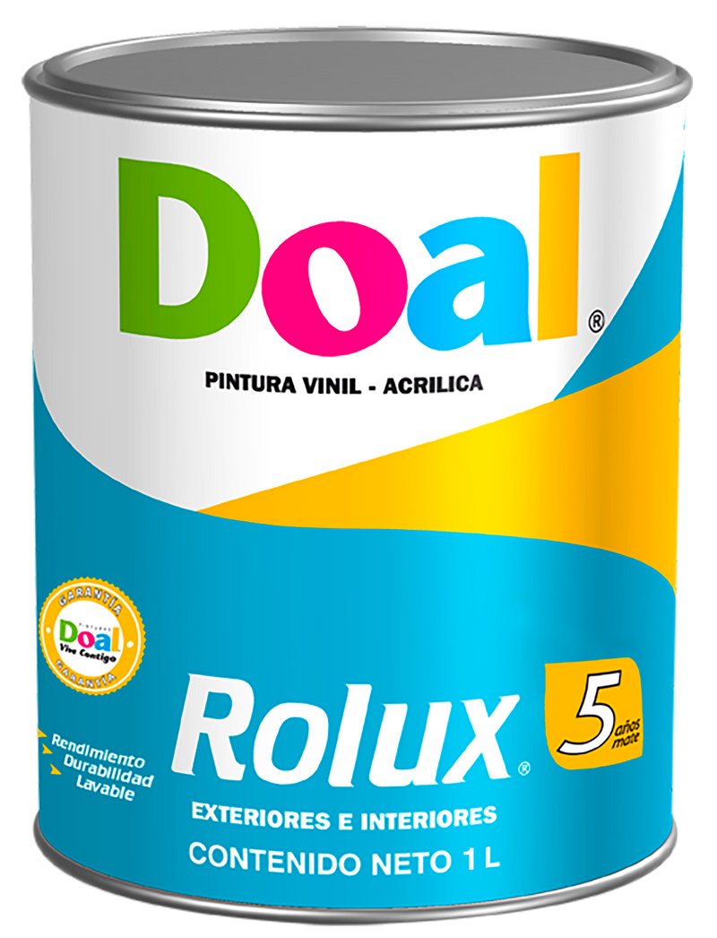 PINTURA VINILICA ROLUX ROJO INTENSO LITRO