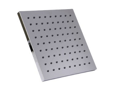 REGADERA DE CASCADA CUADRADA CROMADA DE 20CM