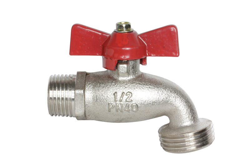 LLAVE ESFERA 90°LATON ROSCA MANGUERA 1/2