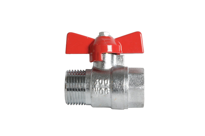 LLAVE ESTOPERO ESFERA 1/2 X 7/8 S/TUERCA