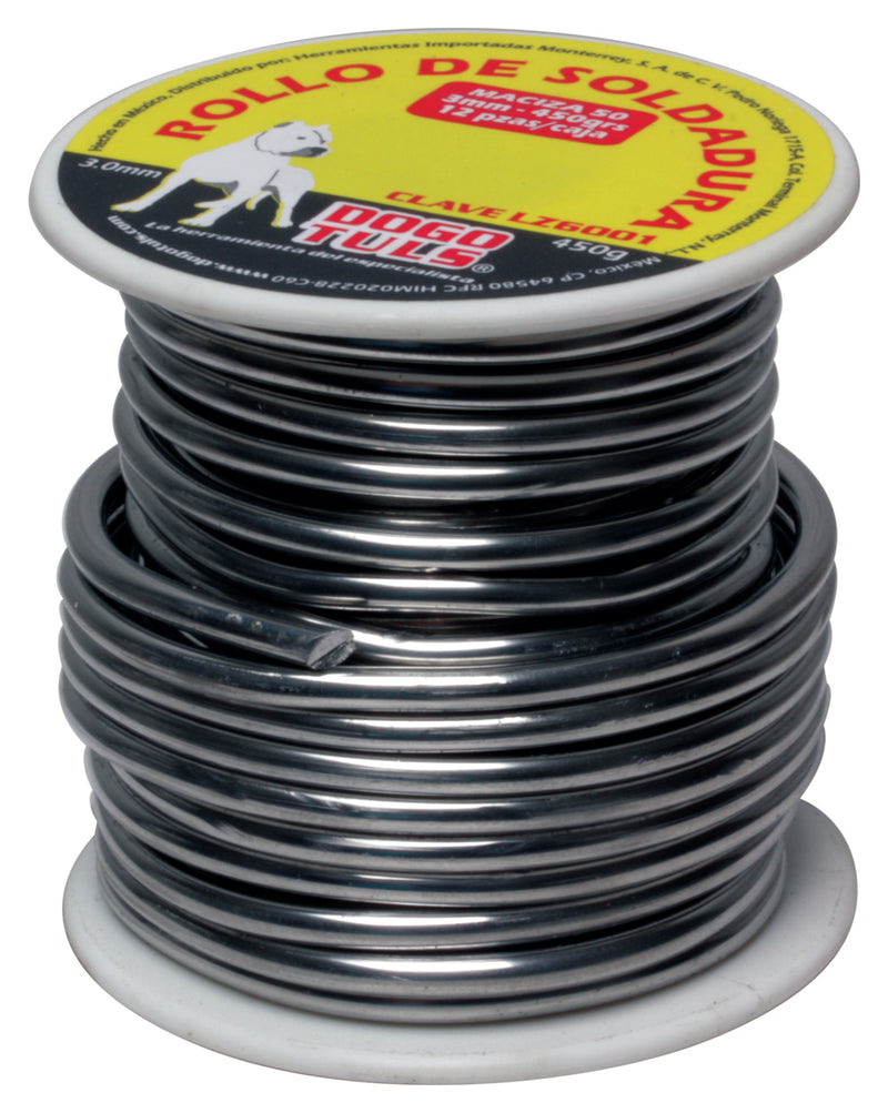 SOLDADURA MACIZA 50/50 ROLLO 3MM 450GR