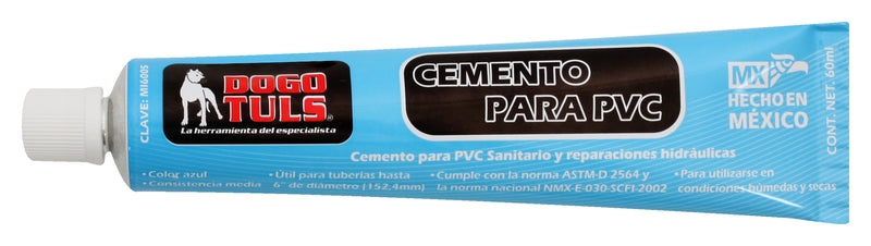 CEMENTO PVC AZUL TUBO 60 mL