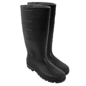 Botas jardineras plastico negro talla 10