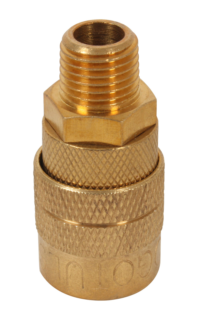 CONEXION RAPIDA MACHO LATON 1/4" NPT