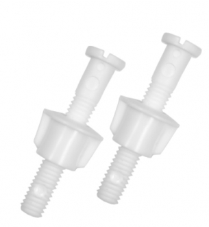 TORNILLOS PLASTICOS PARA ASIENTO DE SANITARIO