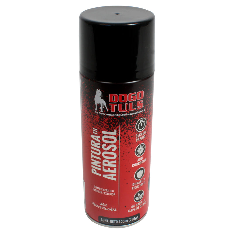 PINTURA AEROSOL BRILLANTE NEGRO 400ml