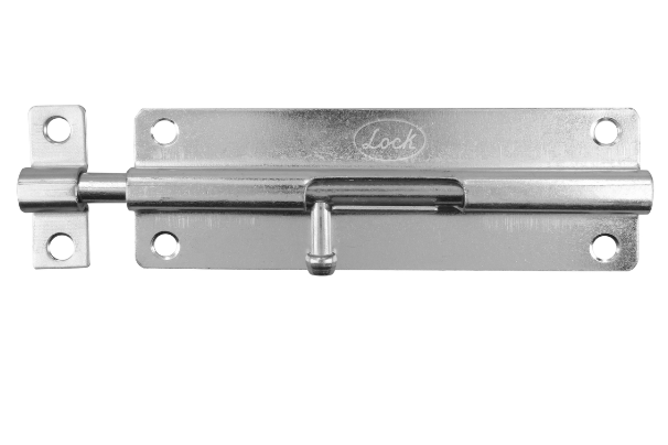 Pasador de sobreponer tipo barril acabado níquel satinado, 4 cm Lock