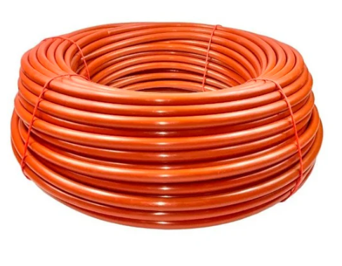 POLIDUCTO NARANJA BICAPA 1" ROLLO 100 MTS (Se vende por metro)