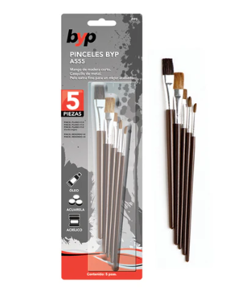 PINCEL 5 PZAS   MOD. A55