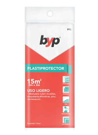 PLASTI PROTECTOR 15 M2 USO LIGERO