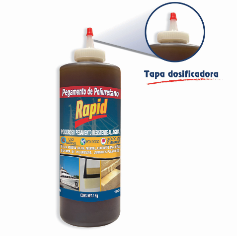 PRESTO RAPID 250 GRS Pegamento poliuretano uso marino