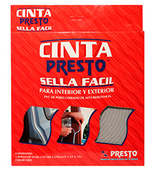 CINTA ESPUMA PVC SELLAFACIL 1/2"X 5.18m