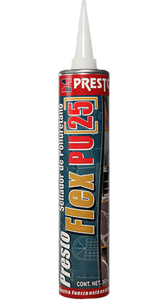 SELLADOR POLIURETANO GRIETAS PRESTOFLEX PU-25 BLANCO CART. 300ML