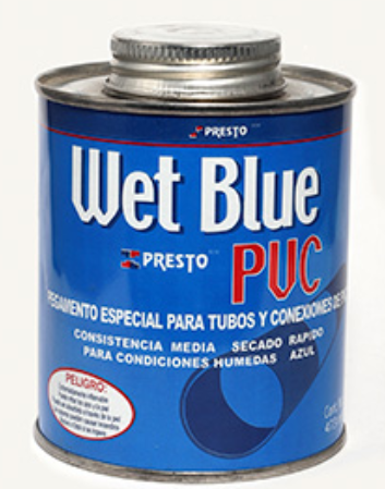 PEGAMENTO PVC WET BLUE T-473 ML