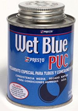 PEGAMENTO PVC WET BLUE T-236 ML
