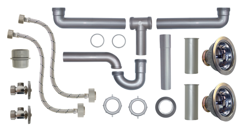 PAQ INSTALACION FREGADERO 2TAR C/CONTRA CON IP-104