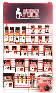 EXHIBIDOR DE SIERRATASAS CON 46 PIEZAS