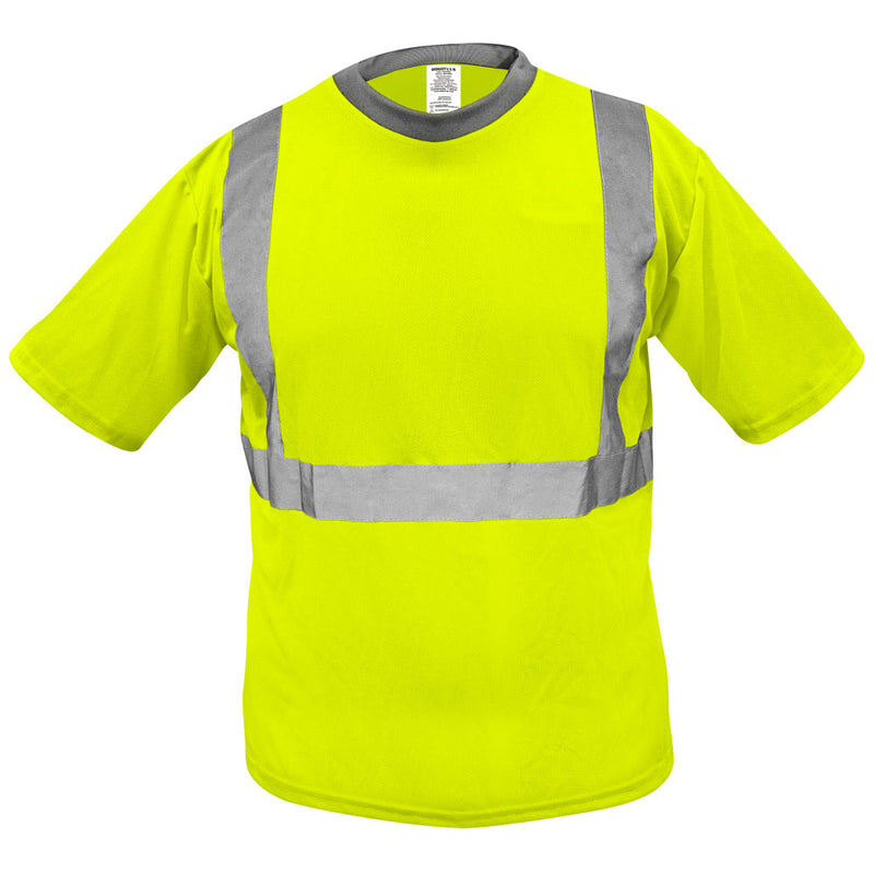 PLAYERA AMARILLA REFLEJANTE CORTA G