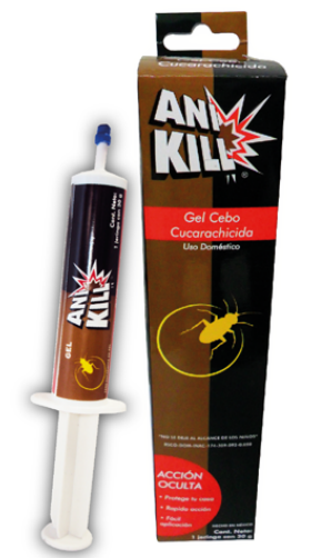 ANI KILL GEL MATA CUCARACHA JERINGA C/30 GR.  MOD. R-262 ABAMECTINA 0.005% (CE1260)