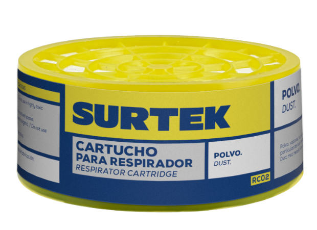 Cartucho para respirador proteccion polvo