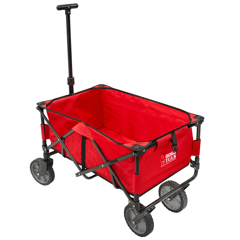 CARRITO VAGÓN PLEGABLE ROJO 80KG