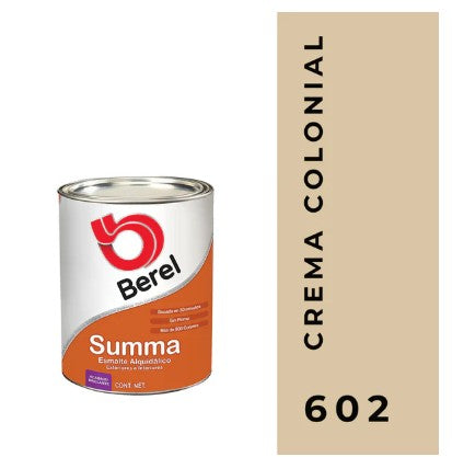 ESMALTE ALQUIDALICO SUMMA CREMA C 602 4 LTS