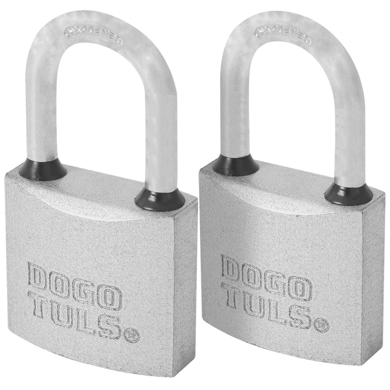 CANDADO JGO 2PZ HIERRO 38MM GANCHO LARGO