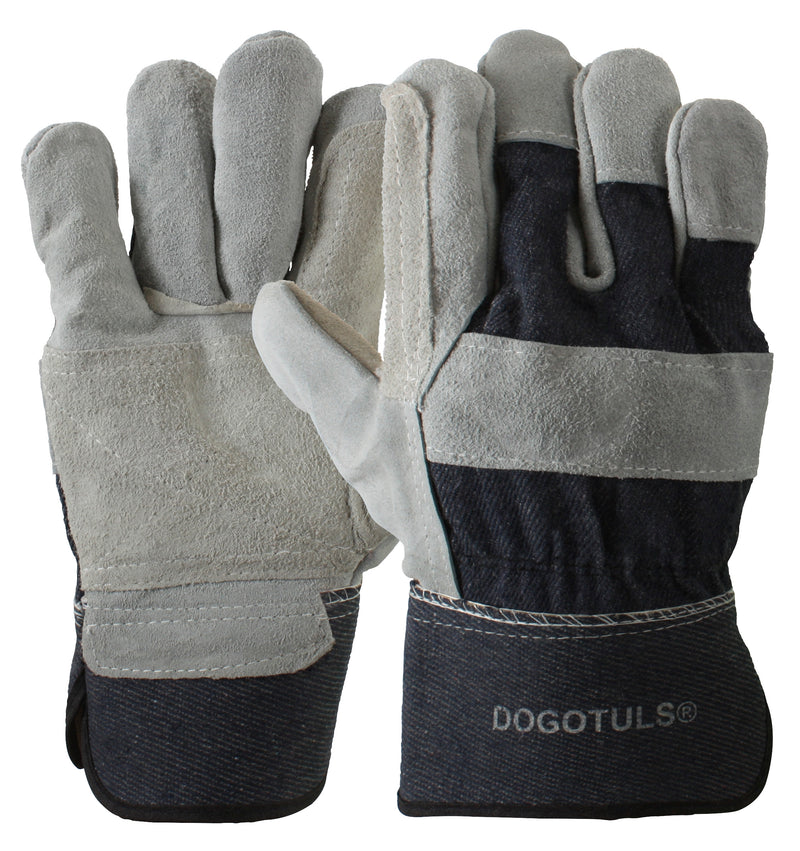 GUANTE TELA Y CARNAZA DOBLE PALMA