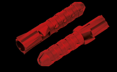 TAQUETE D/ PLASTICO 3/8" (9,5MM) AZUL