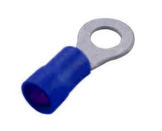 TERMINAL OJO AZUL 1/4" 25 PZAS