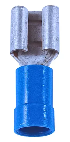 TERMINAL HEMBRA AZUL 250 50 PZAS