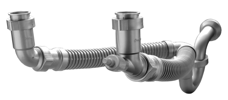 TRAMPA FLEX FREGADERO 2 TARJAS