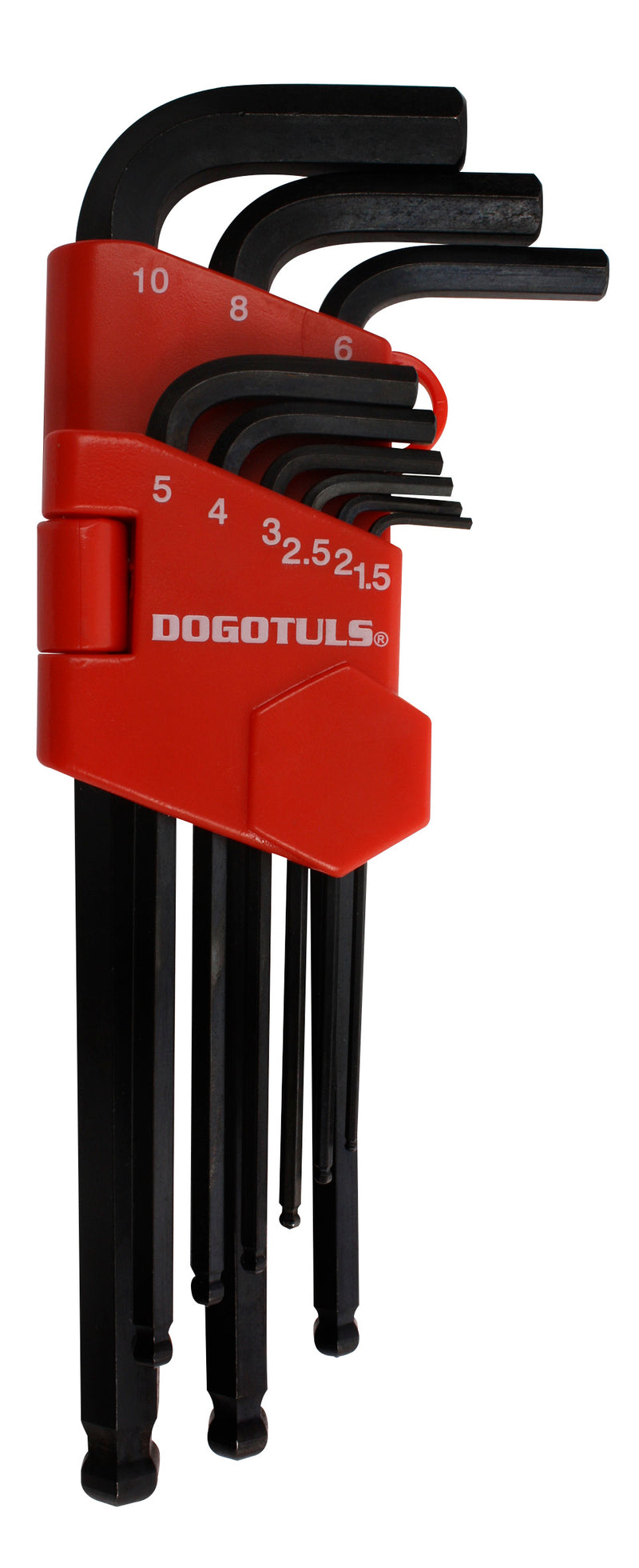 JGO 9 LLAVES BOLA LARGA 1.5-10MM HEX