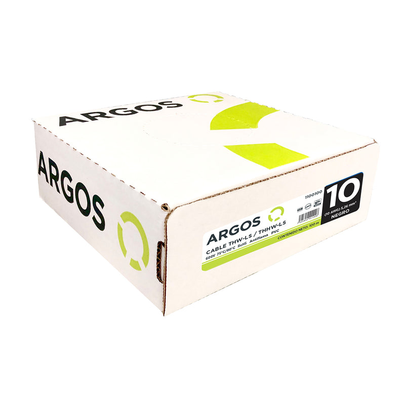 CABLE DE COBRE THHW 10 NEGRO (Se vende por metro)