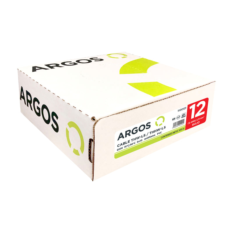 CABLE DE COBRE THHW 12 ROJO (Se vende por metro)