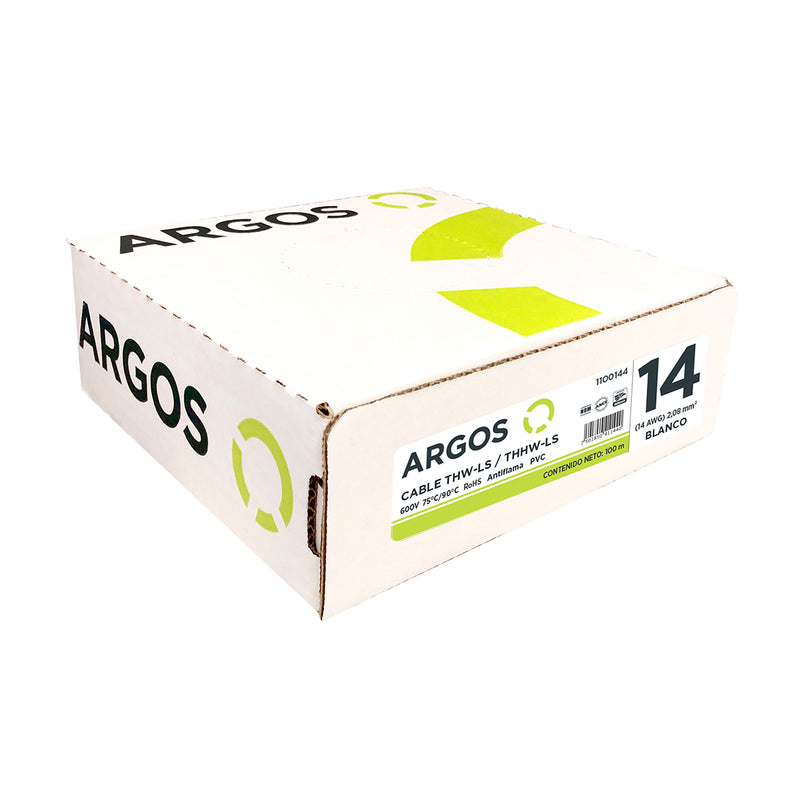 CABLE DE COBRE THHW 14 BLANCO (Se vende por metro)
