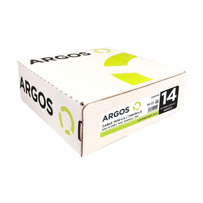 CABLE DE COBRE THHW 14 NEGRO (Se vende por metro)