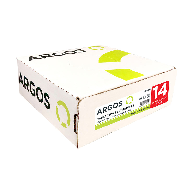 CABLE DE COBRE THHW 14 ROJO (Se vende por metro)