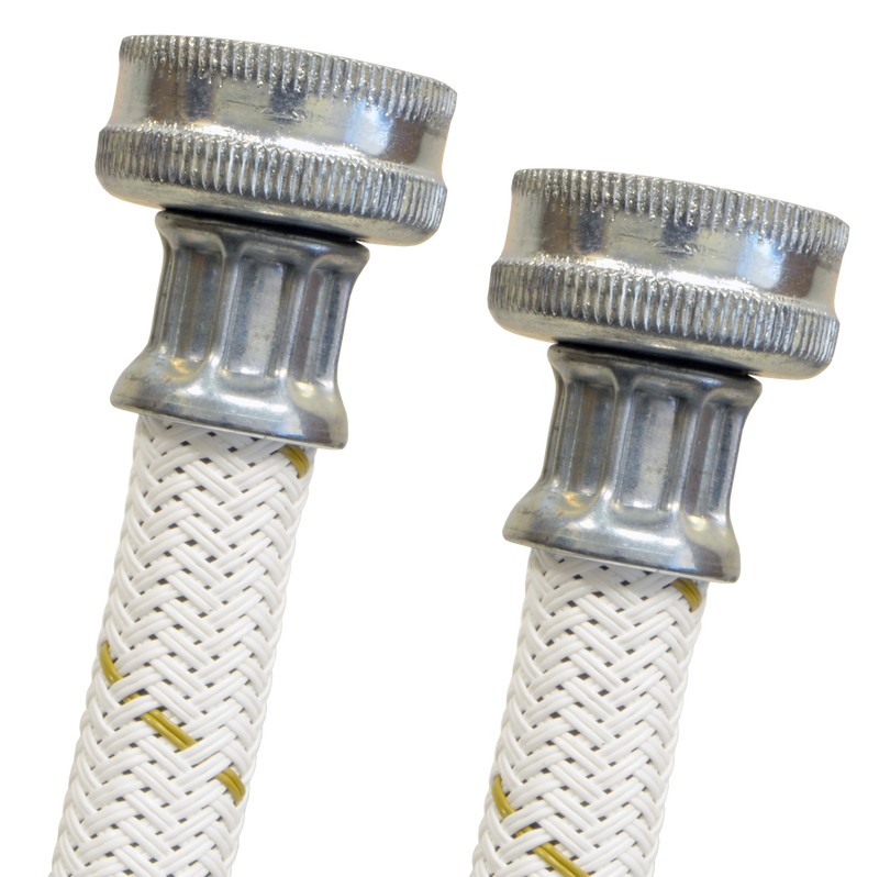 CONECTOR ALIMENTADOR FLEXIBLE COFLEX VINILO LAVADORA 3/4NHX3/4NH-120CM