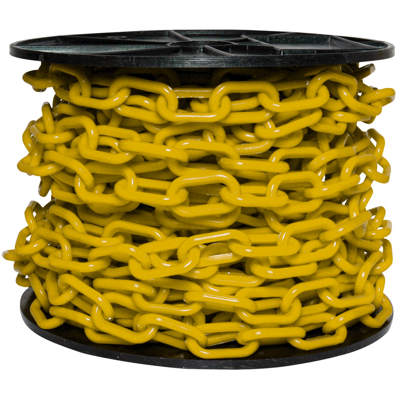 CADENA PLASTICA 6MM AMARILLA 25MT (Se vende por metro)