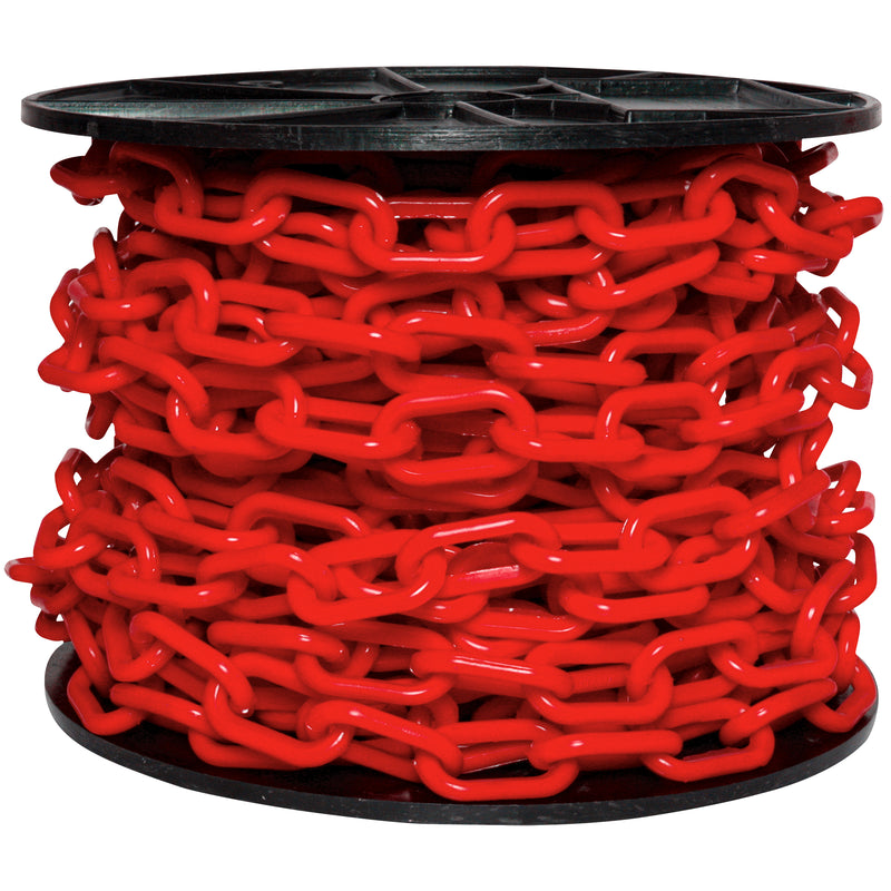CADENA PLASTICA 6MM ROJA 25MT (Se vende por metro)