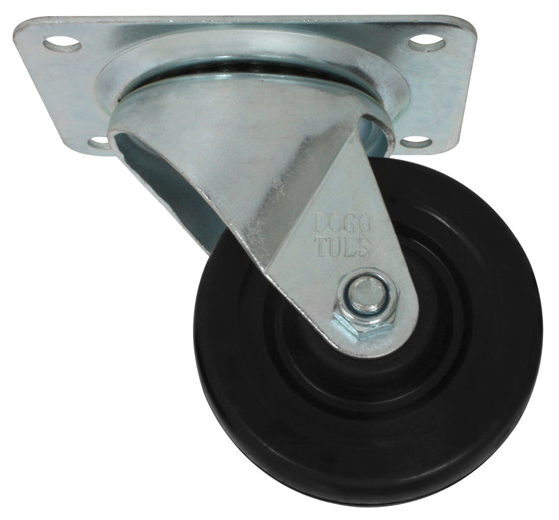 RODAJA HULE NEGRO GIRATORIA 2-1/2" BUJE