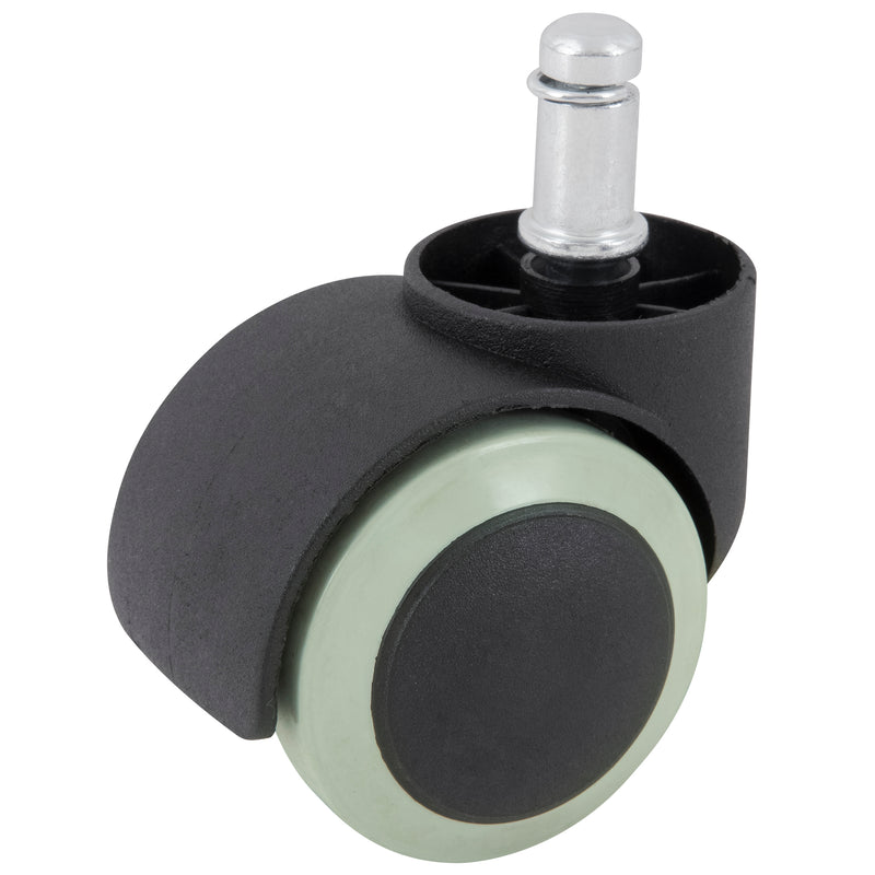 RODAJA YOYO PU ESPIGA ARILLO Y BASE 50MM