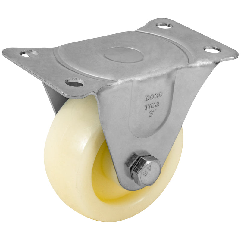 RODAJA PP BLANCA FIJA 3"