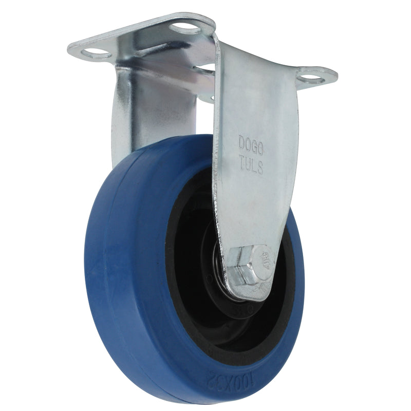 RODAJA GOMA ELASTICA AZUL FIJA 3"