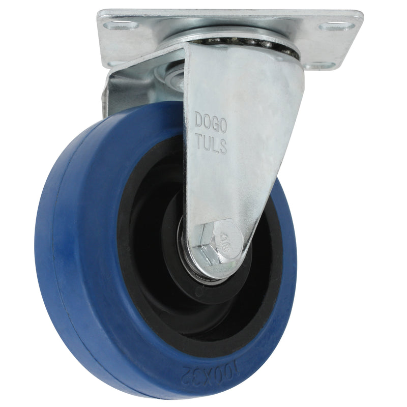 RODAJA GOMA ELASTICA AZUL GIRATORIA 3"