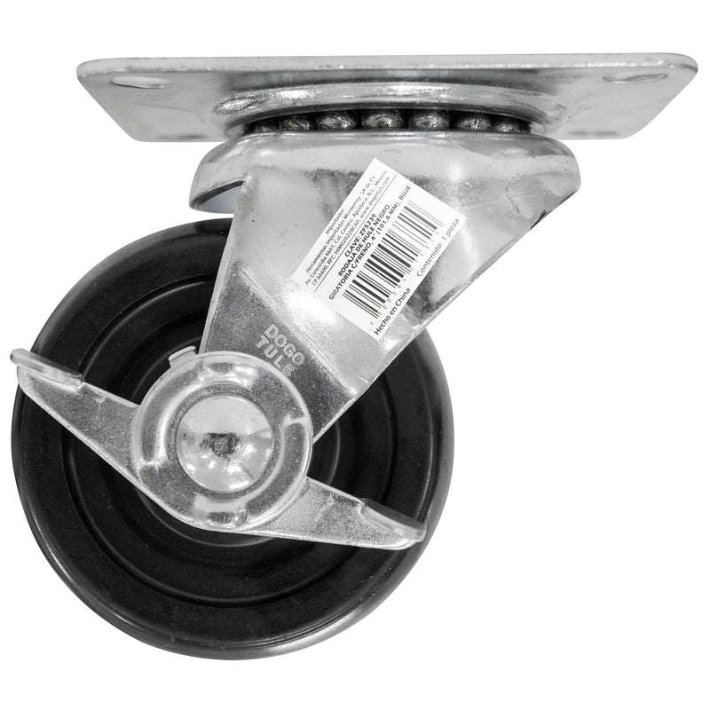 RODAJA HULE NEGRO GIRA FRENO 4" BUJE